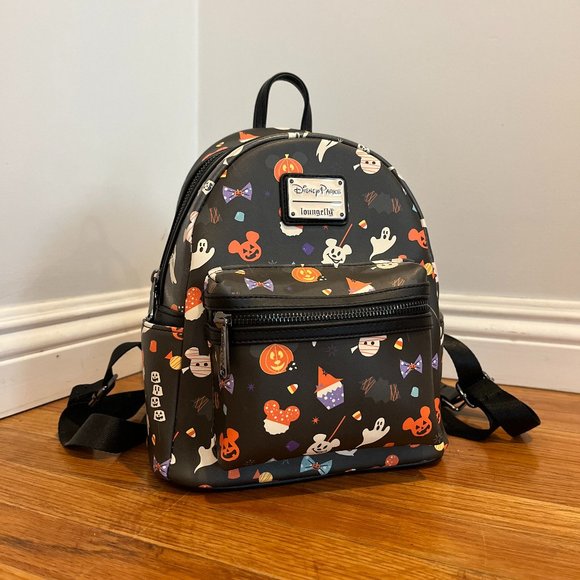 Disney Parks Loungefly 2020 Halloween Candy Treats Mini Backpack - Picture 1 of 5